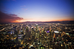 helicopter downtown los angeles night photo by Brian L. Frank copyright holder